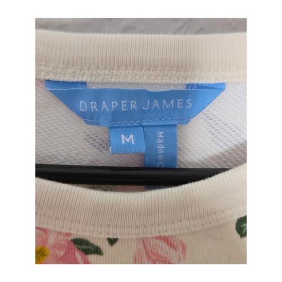 Draper James Yellow Floral Natalie Sweatshirt Women's Medium - Picture 5 of 7